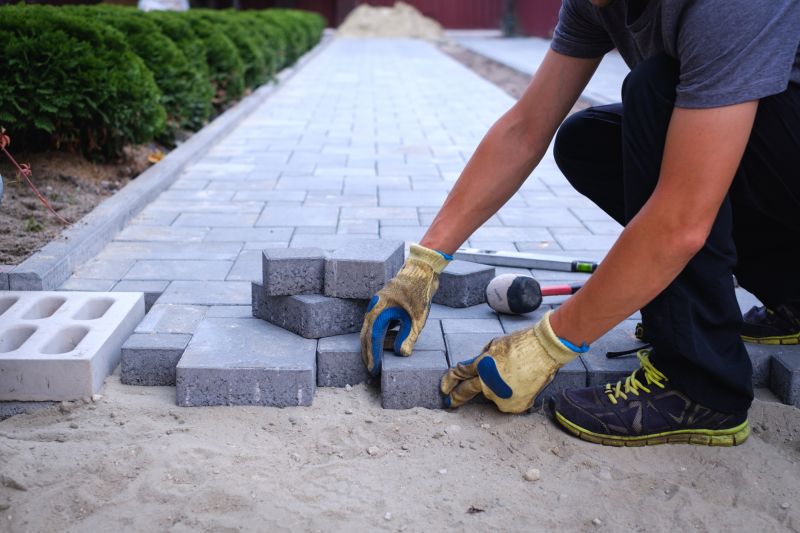 Sidewalk Pavers Installation in Boston, MA